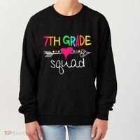 7th Grade Squad Seventh Teacher Student Team Back To School Gift Women's Sweatshirt thumb 0