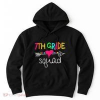 7th Grade Squad Seventh Teacher Student Team Back To School Gift Hoodie thumb 0