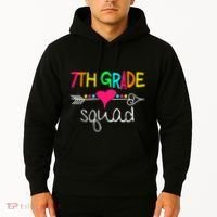 7th Grade Squad Seventh Teacher Student Team Back To School Gift Hoodie thumb 2