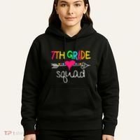 7th Grade Squad Seventh Teacher Student Team Back To School Gift Hoodie thumb 5