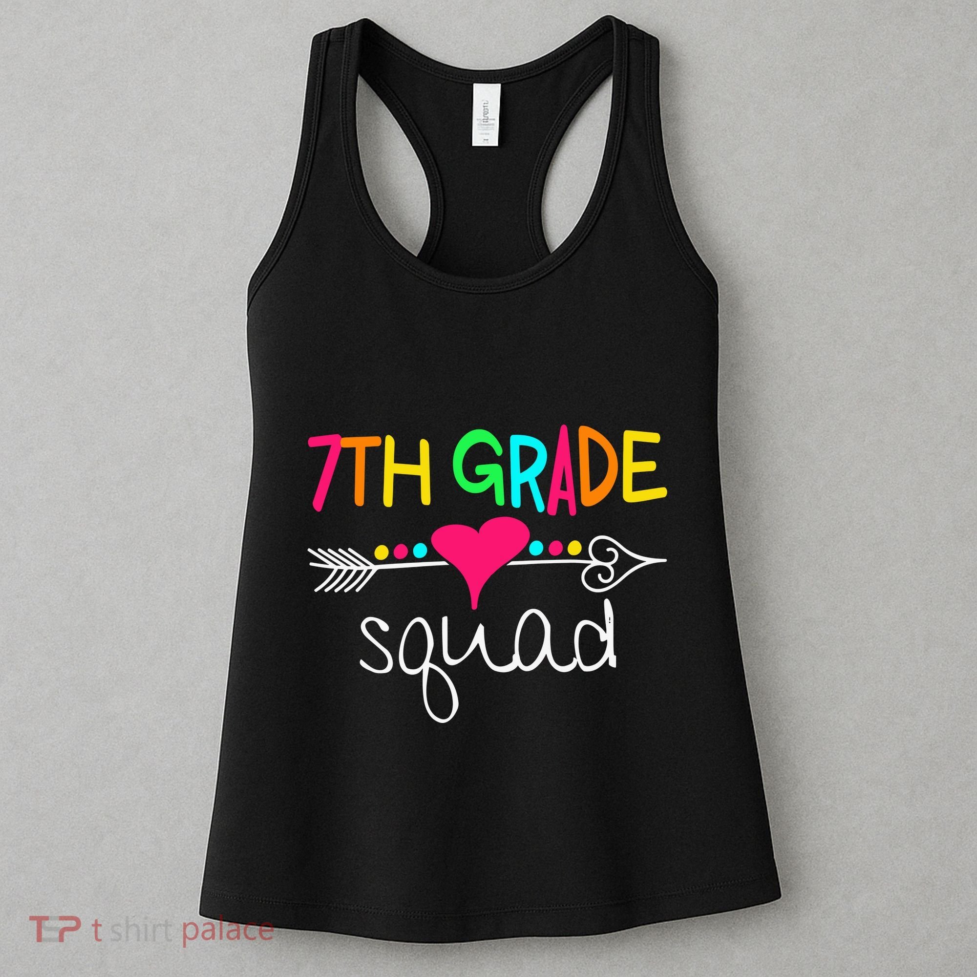 7th Grade Squad Seventh Teacher Student Team Back To School Gift Women's Tank Top