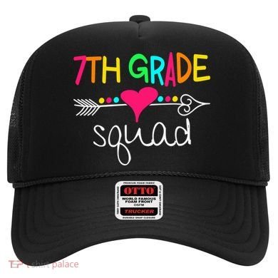 7th Grade Squad Seventh Teacher Student Team Back To School Gift Hat