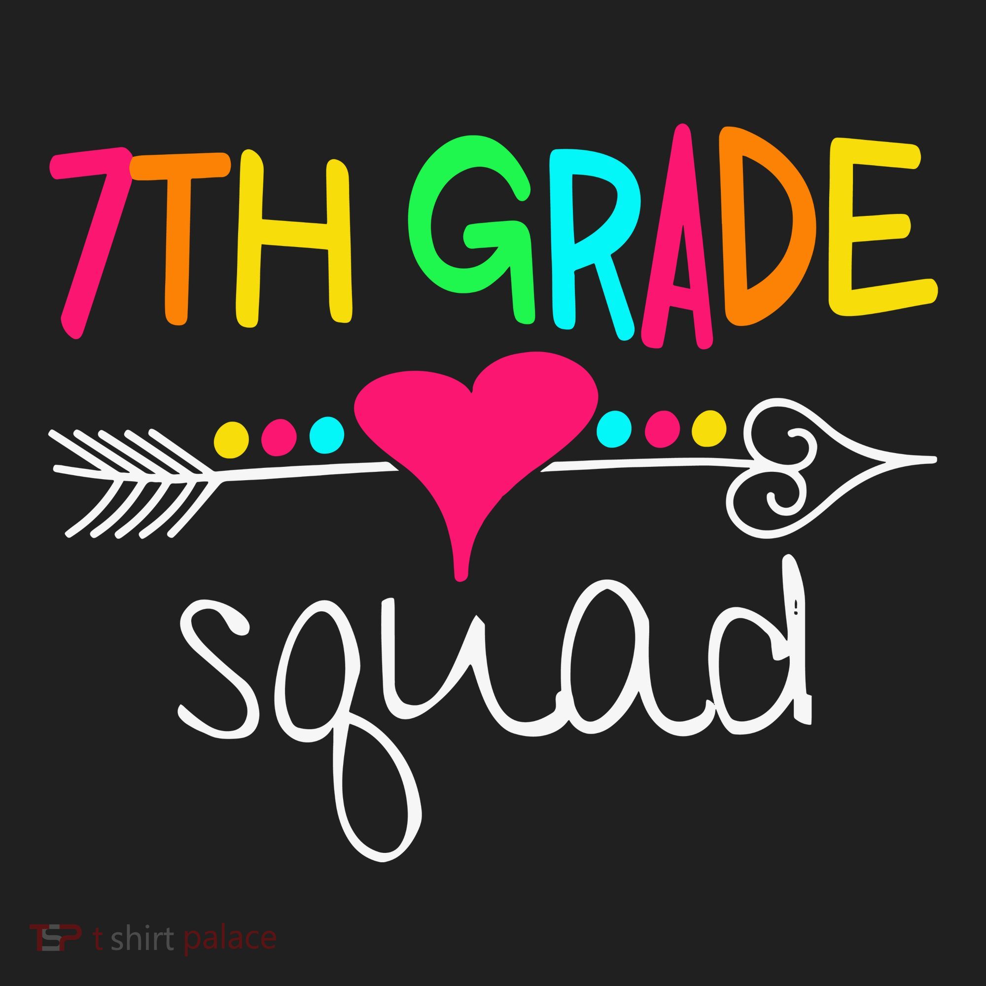 7th Grade Squad Seventh Teacher Student Team Back To School Gift Hat