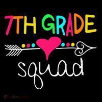 7th Grade Squad Seventh Teacher Student Team Back To School Gift Tank Top thumb 6