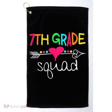 7th Grade Squad Seventh Teacher Student Team Back To School Gift Golf Towel