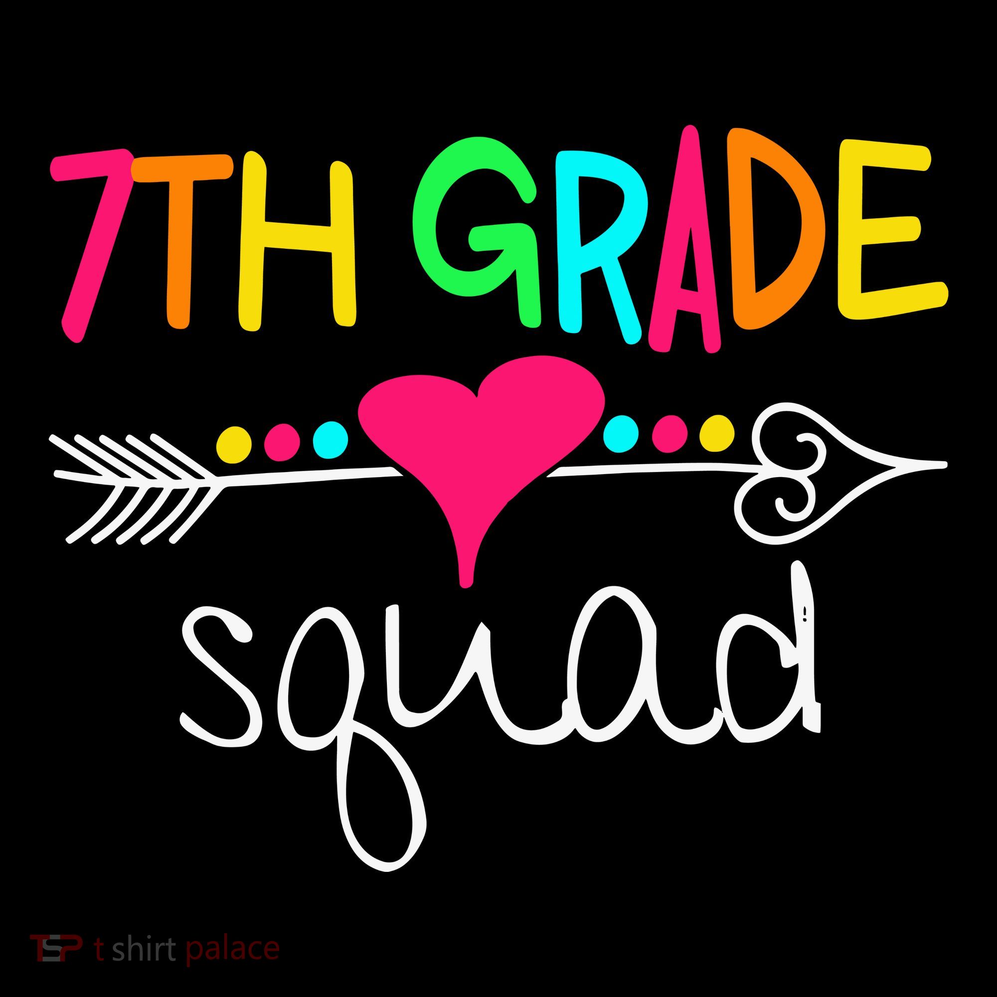 7th Grade Squad Seventh Teacher Student Team Back To School Gift Toddler T-Shirt