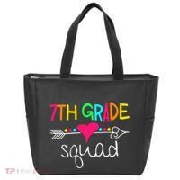 7th Grade Squad Seventh Teacher Student Team Back To School Gift Tote Bag thumb 0