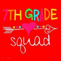 7th Grade Squad Seventh Teacher Student Team Back To School Gift Santa Hat thumb 1