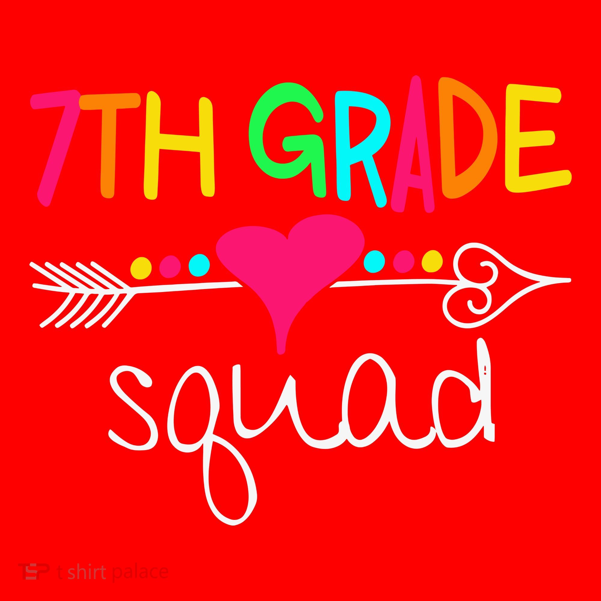 7th Grade Squad Seventh Teacher Student Team Back To School Gift Santa Hat