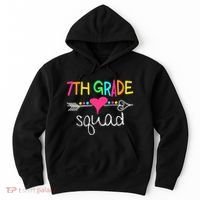 7th Grade Squad Seventh Teacher Student Team Back To School Hoodie thumb 0