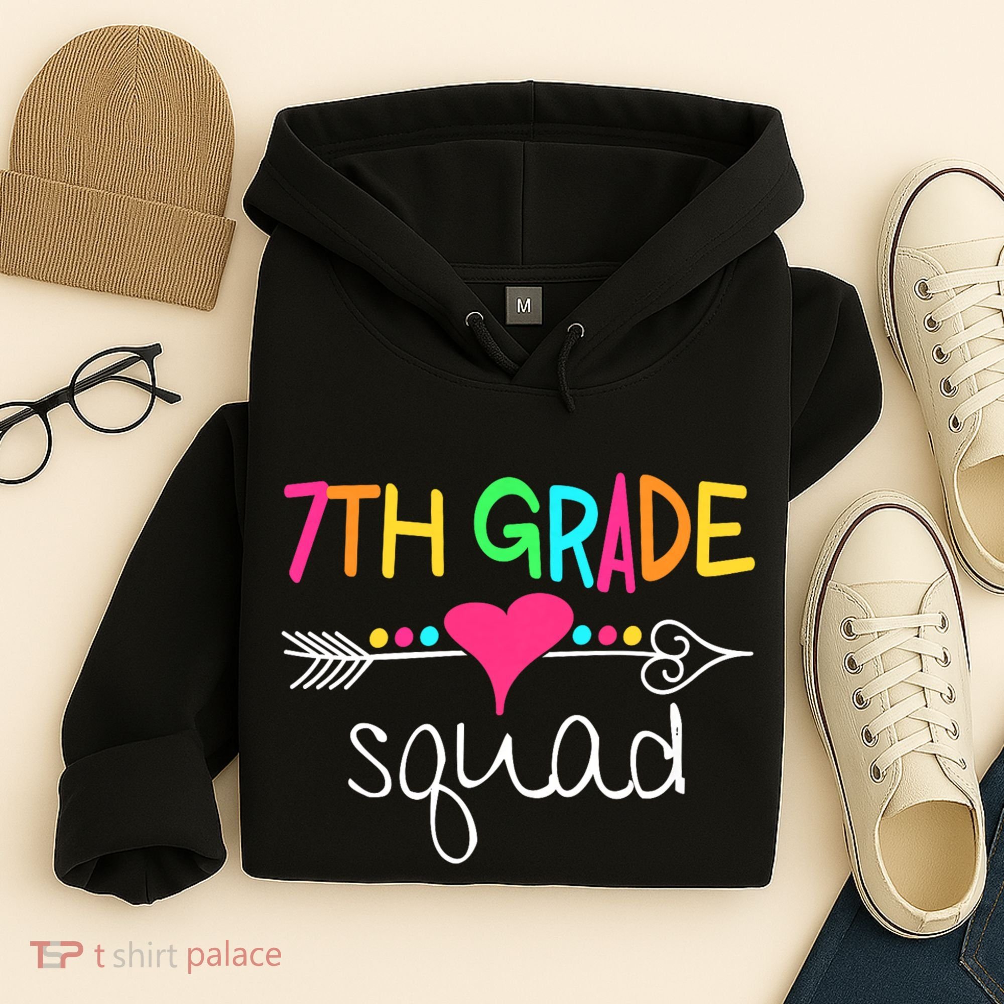 7th Grade Squad Seventh Teacher Student Team Back To School Hoodie