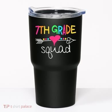 7th Grade Squad Seventh Teacher Student Team Back To School Tumbler