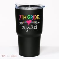 7th Grade Squad Seventh Teacher Student Team Back To School Tumbler thumb 0