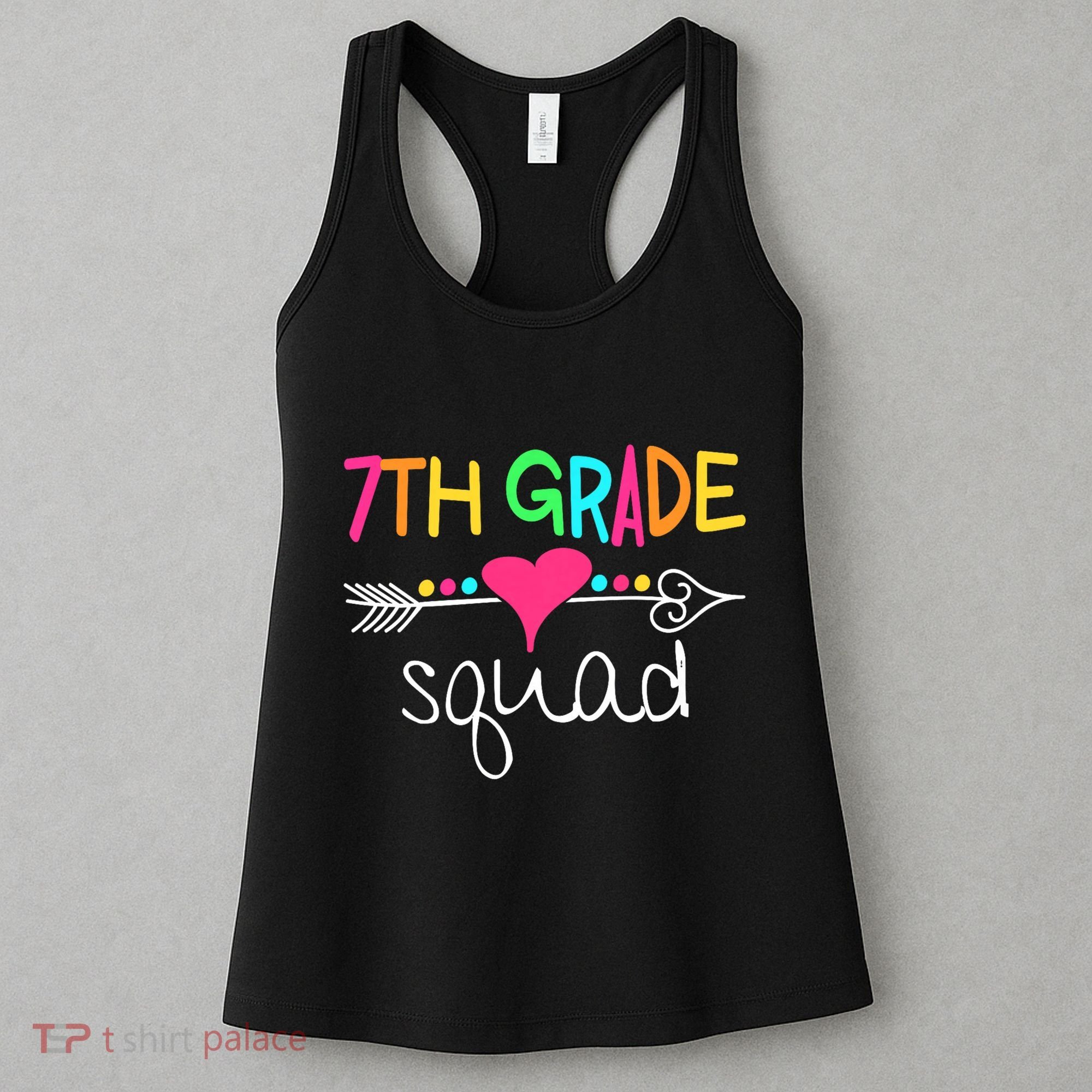 7th Grade Squad Seventh Teacher Student Team Back To School Women's Tank Top
