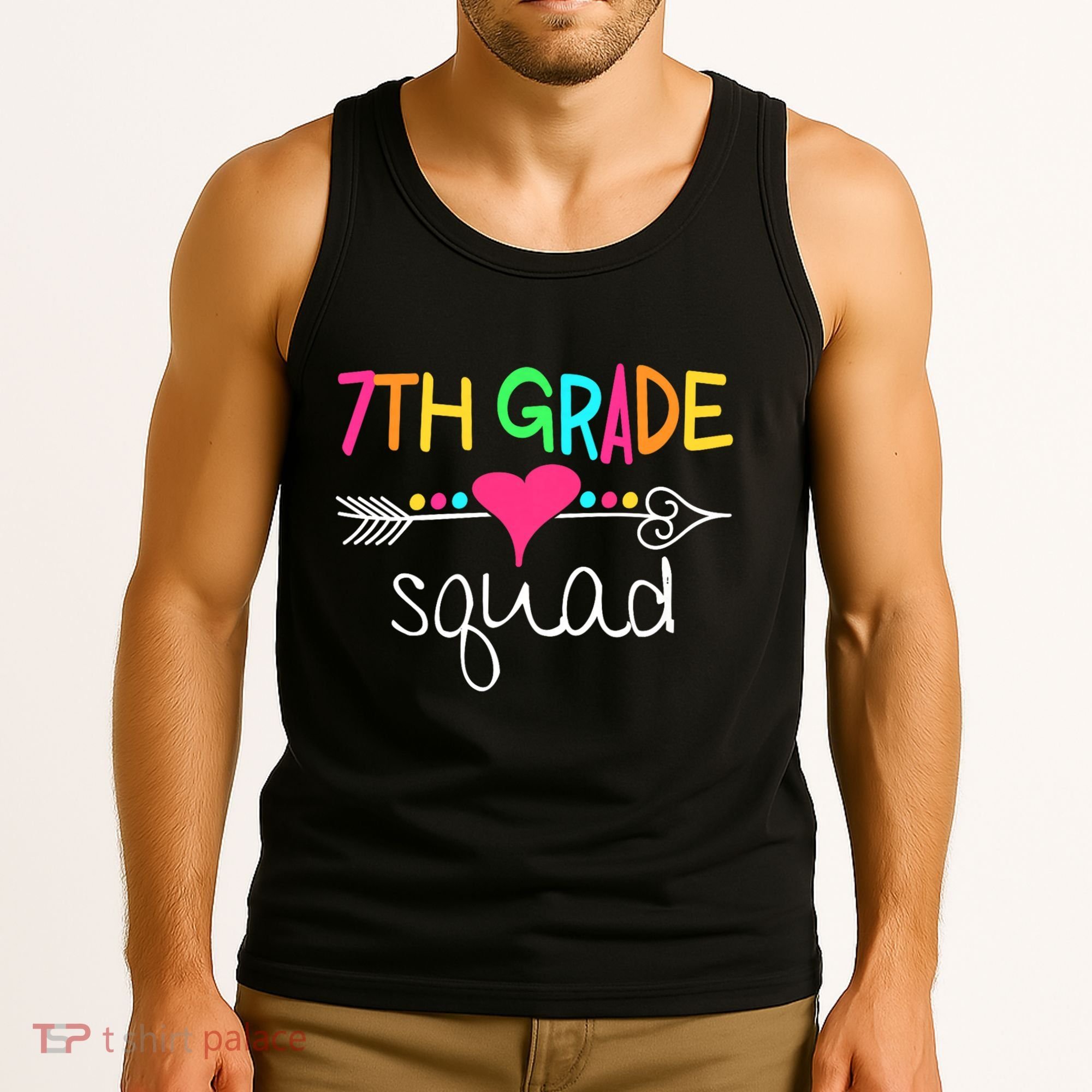 7th Grade Squad Seventh Teacher Student Team Back To School Tank Top