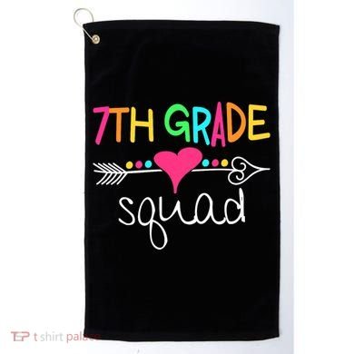 7th Grade Squad Seventh Teacher Student Team Back To School Golf Towel