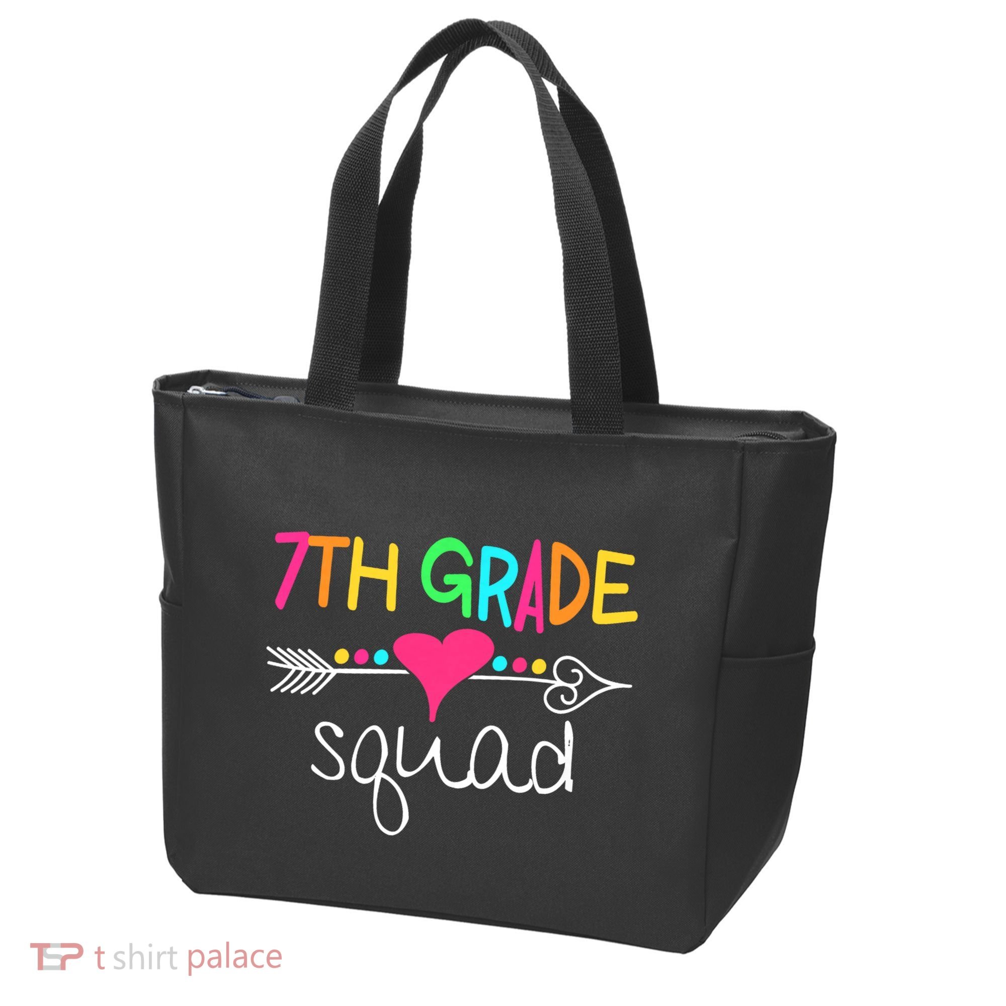 7th Grade Squad Seventh Teacher Student Team Back To School Tote Bag