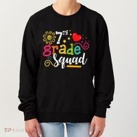 7th Grade Squad Student Teacher Gift Back To School Women's Sweatshirt thumb 0