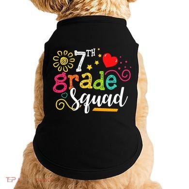 7th Grade Squad Student Teacher Gift Back To School Doggie Tank