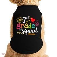 7th Grade Squad Student Teacher Gift Back To School Doggie Tank thumb 0