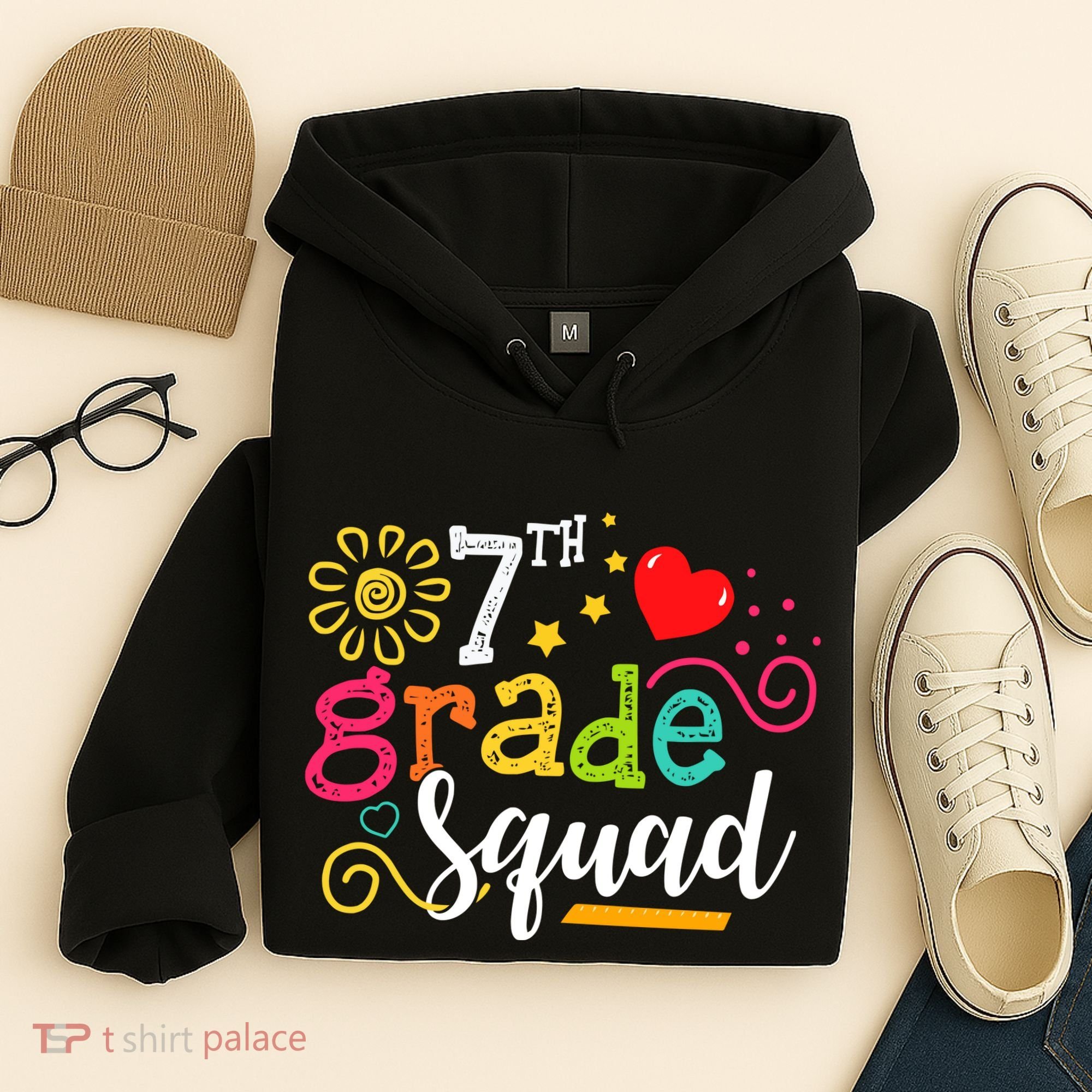 7th Grade Squad Student Teacher Gift Back To School Hoodie