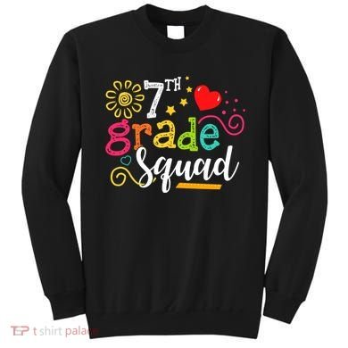 7th Grade Squad Student Teacher Gift Back To School Sweatshirt