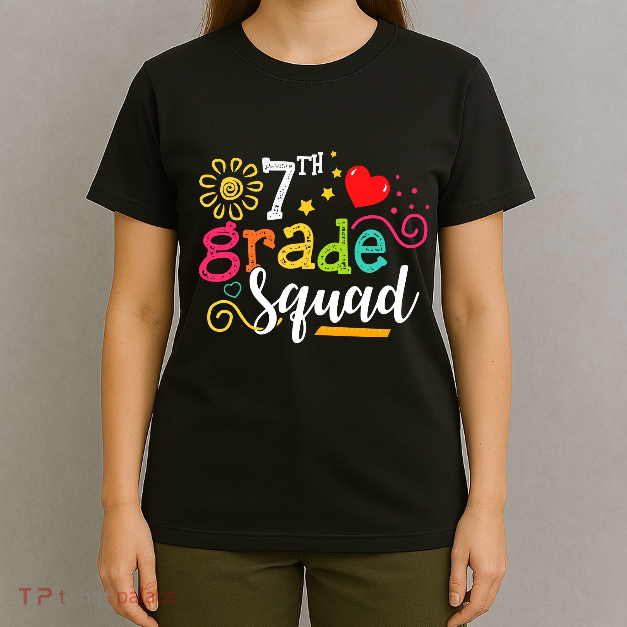 7th Grade Squad Student Teacher Gift Back To School T-Shirt