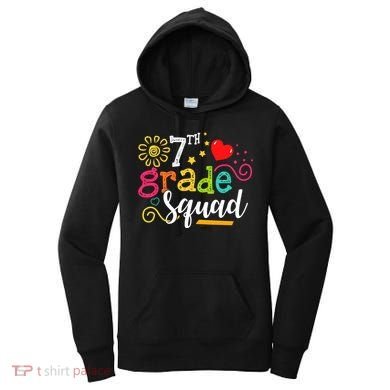 7th Grade Squad Student Teacher Gift Back To School Women's Hoodie