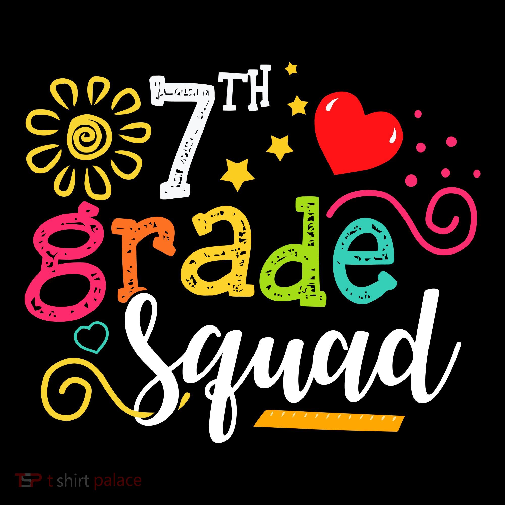 7th Grade Squad Student Teacher Gift Back To School Mousepad