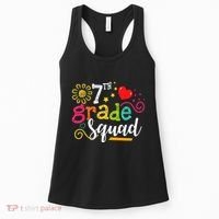 7th Grade Squad Student Teacher Gift Back To School Women's Tank Top thumb 0
