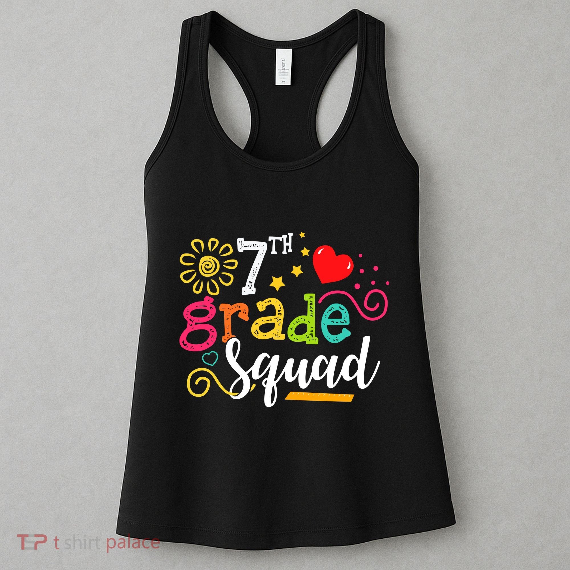 7th Grade Squad Student Teacher Gift Back To School Women's Tank Top