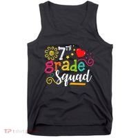 7th Grade Squad Student Teacher Gift Back To School Tank Top thumb 0