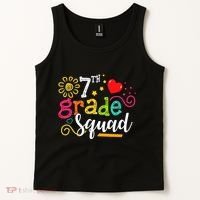 7th Grade Squad Student Teacher Gift Back To School Tank Top thumb 2