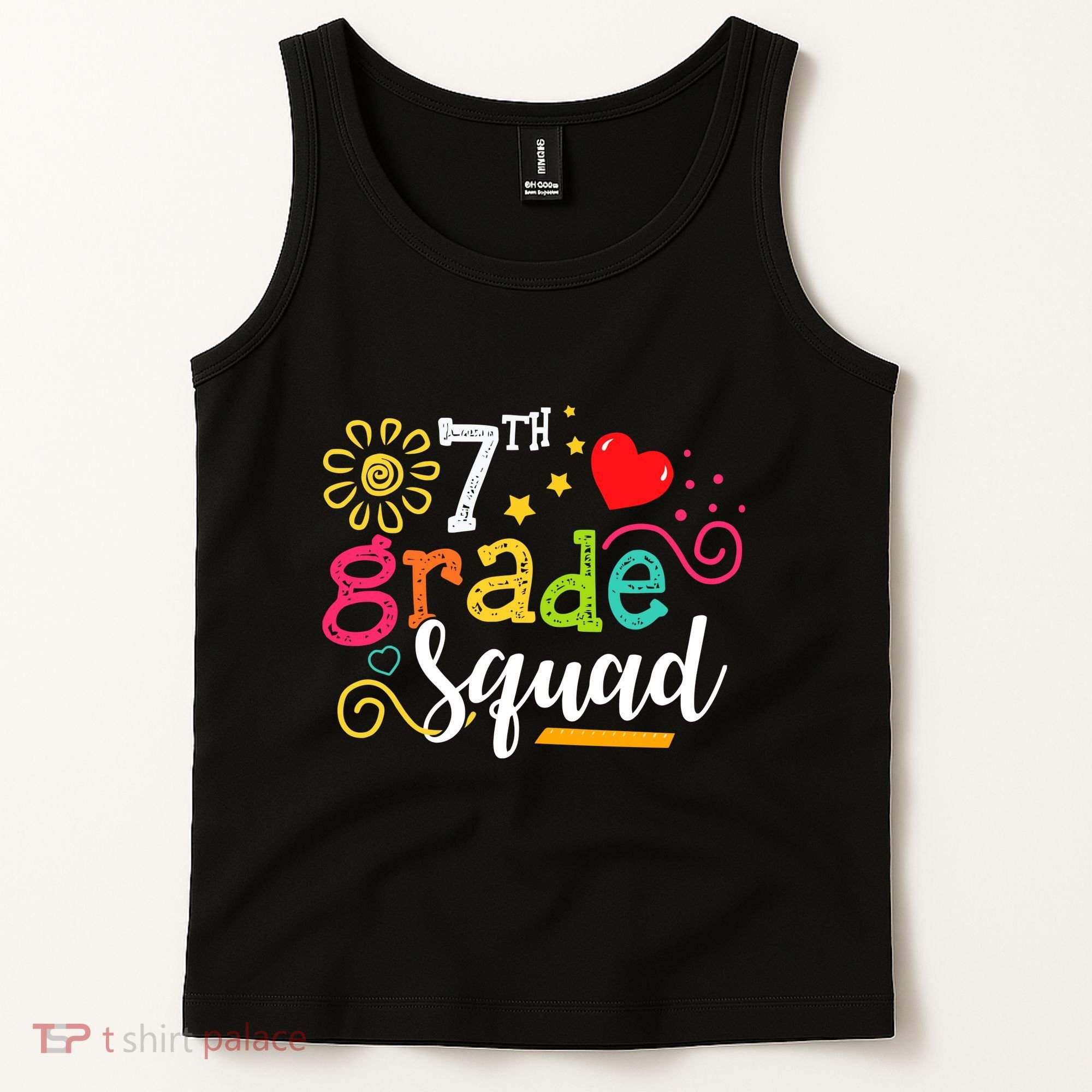 7th Grade Squad Student Teacher Gift Back To School Tank Top
