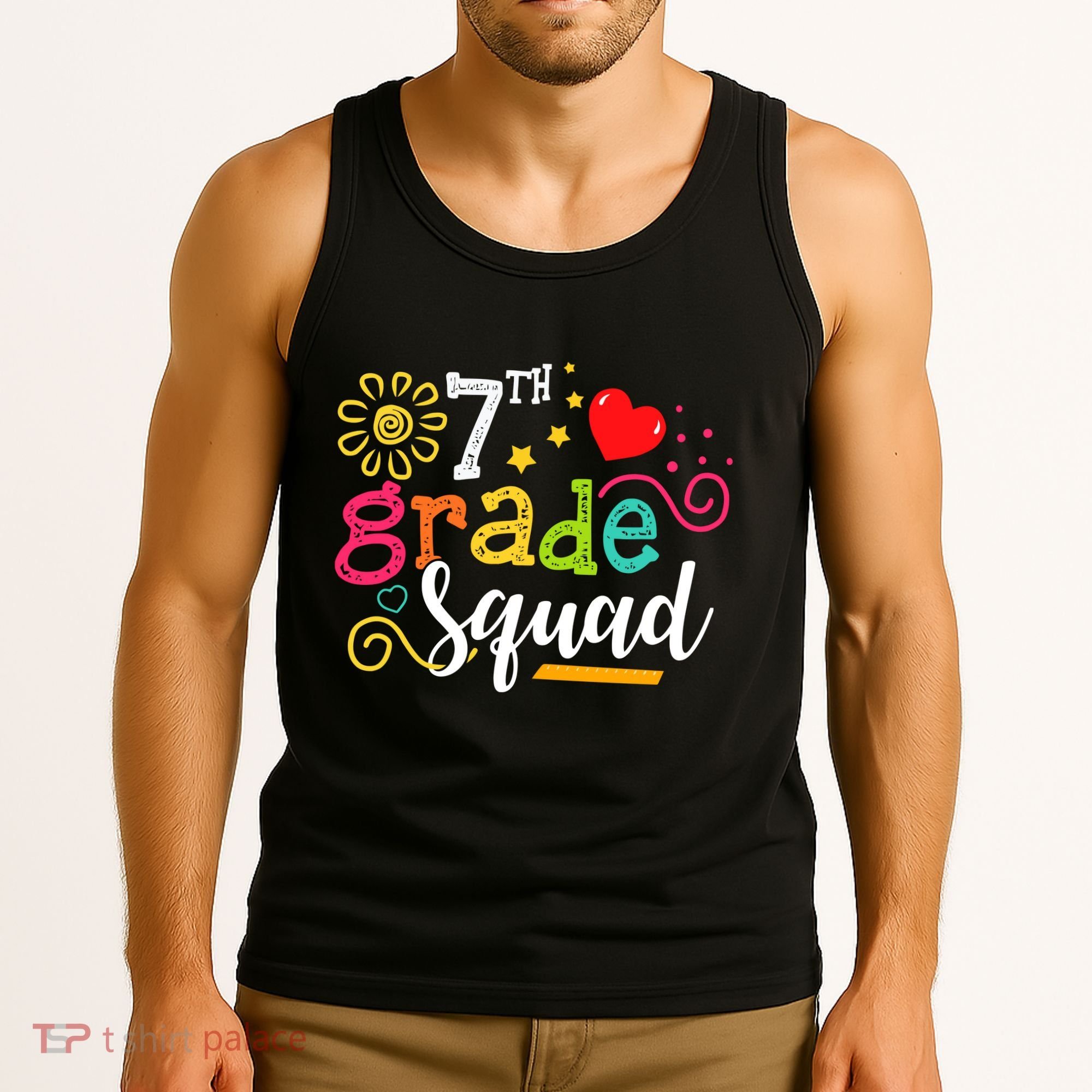 7th Grade Squad Student Teacher Gift Back To School Tank Top