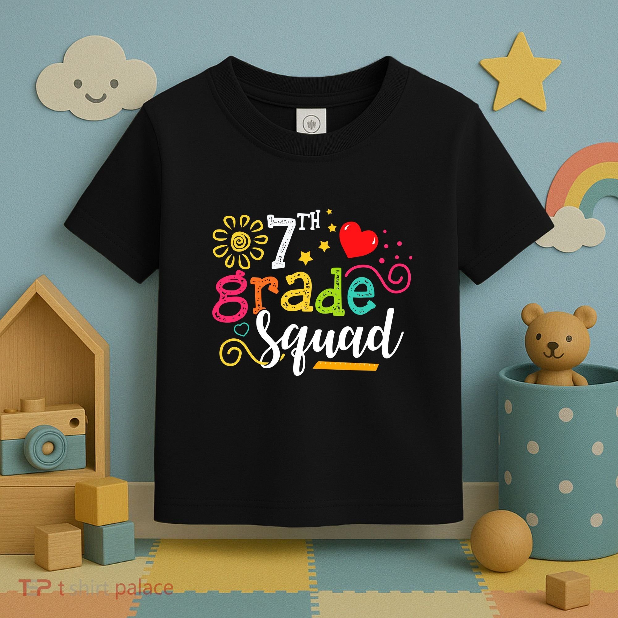 7th Grade Squad Student Teacher Gift Back To School Toddler T-Shirt