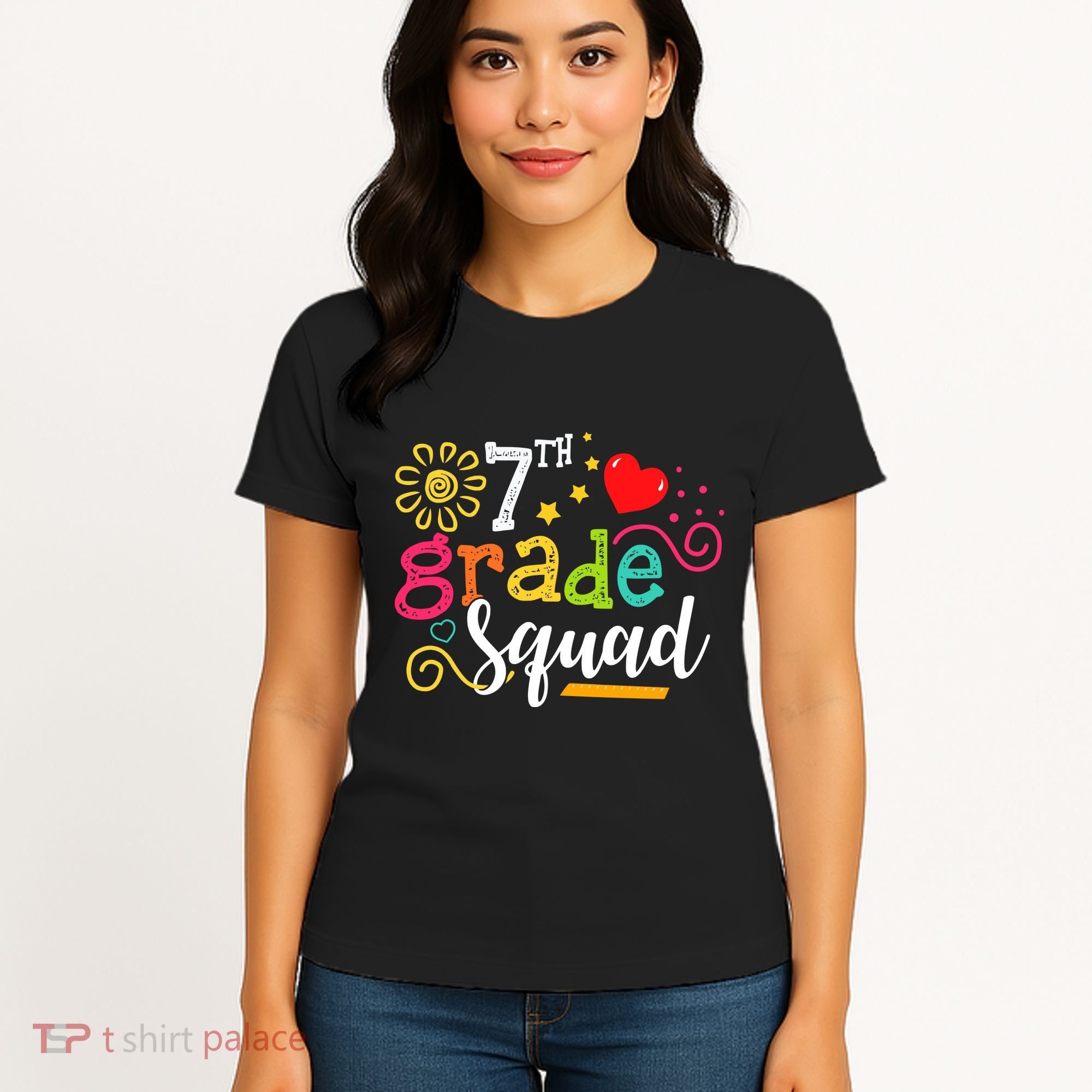 7th Grade Squad Student Teacher Gift Back To School Women's T-Shirt