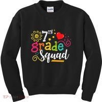 7th Grade Squad Student Teacher Gift Back To School Kids Sweatshirt thumb 0