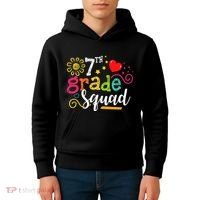 7th Grade Squad Student Teacher Gift Back To School Kids Hoodie thumb 4