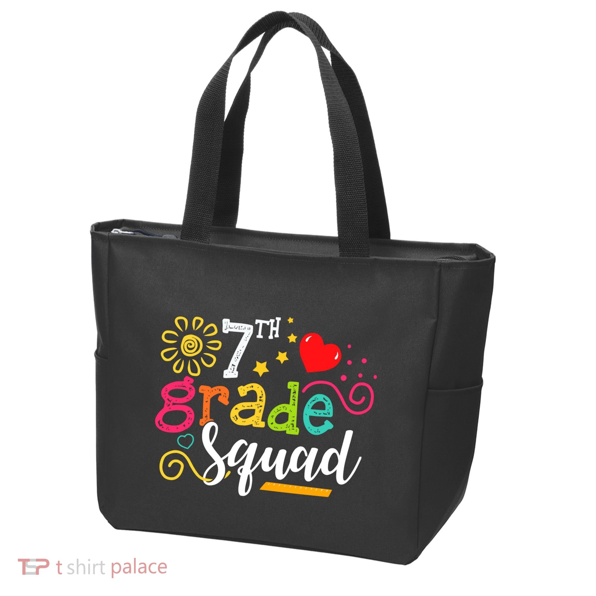 7th Grade Squad Student Teacher Gift Back To School Tote Bag