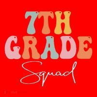 7th Grade Squad Retro Groovy Funny Happy First Day Of School Santa Hat thumb 1