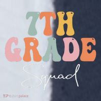 7th Grade Squad Retro Groovy Funny Happy First Day Of School Sport-Tek Competitor United Soccer Jersey thumb 4