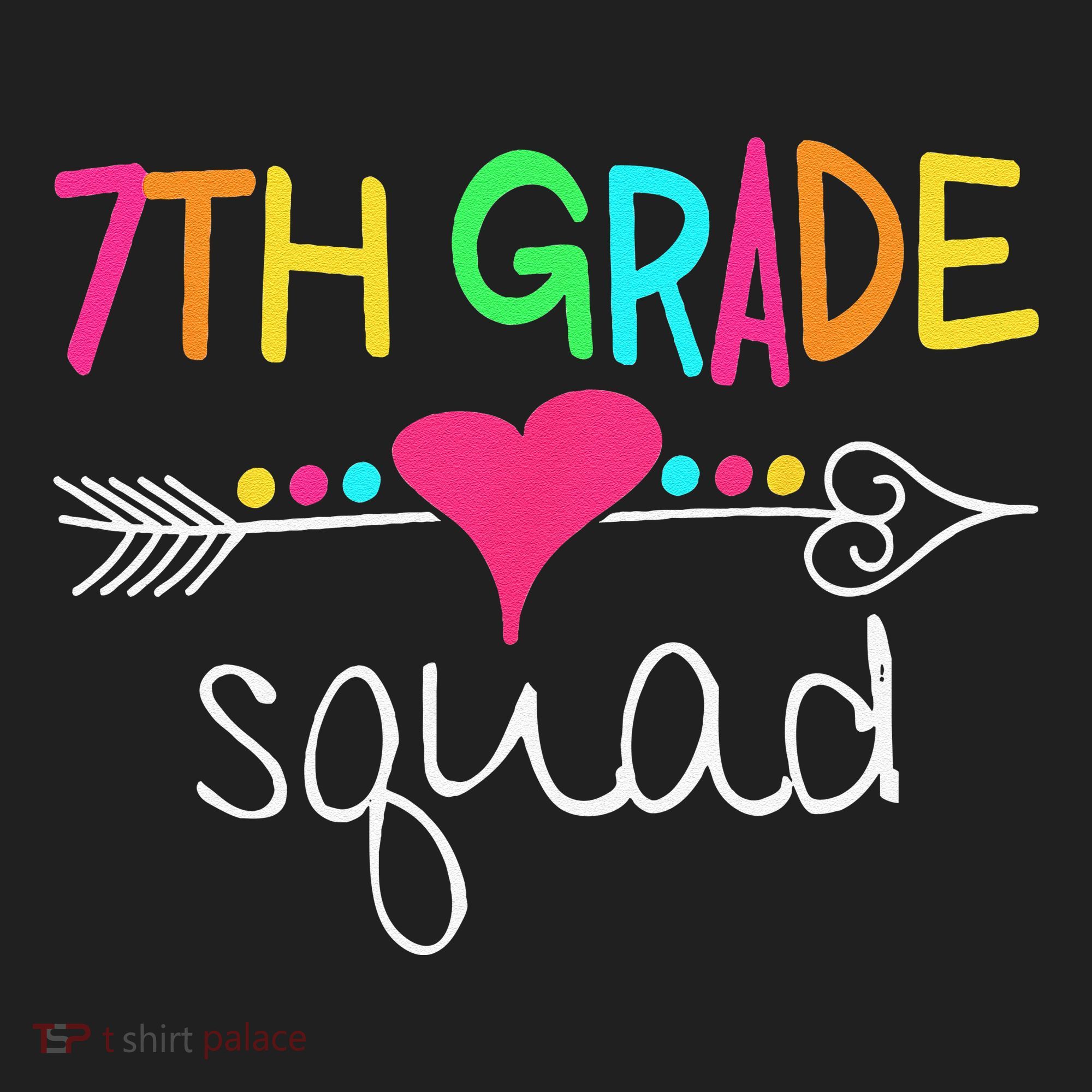 7th Grade Squad Seventh Teacher Student Team Back To School Women's Sweatshirt