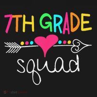 7th Grade Squad Seventh Teacher Student Team Back To School Bucket Hat thumb 4