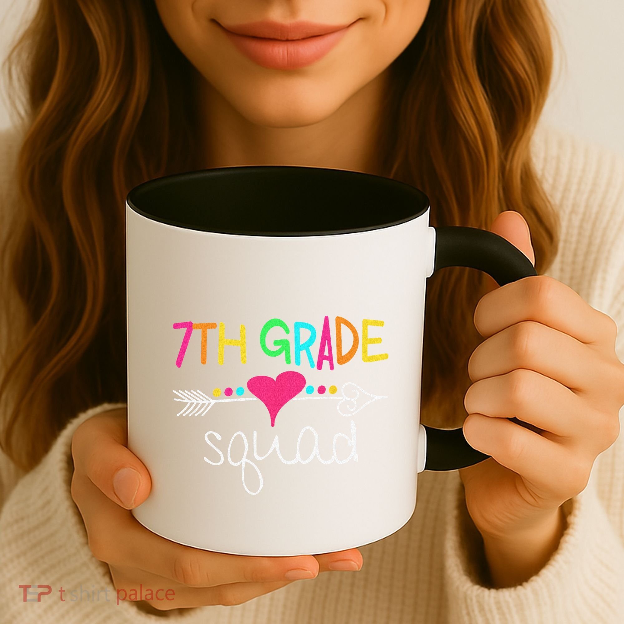 7th Grade Squad Seventh Teacher Student Team Back To School Coffee Mug