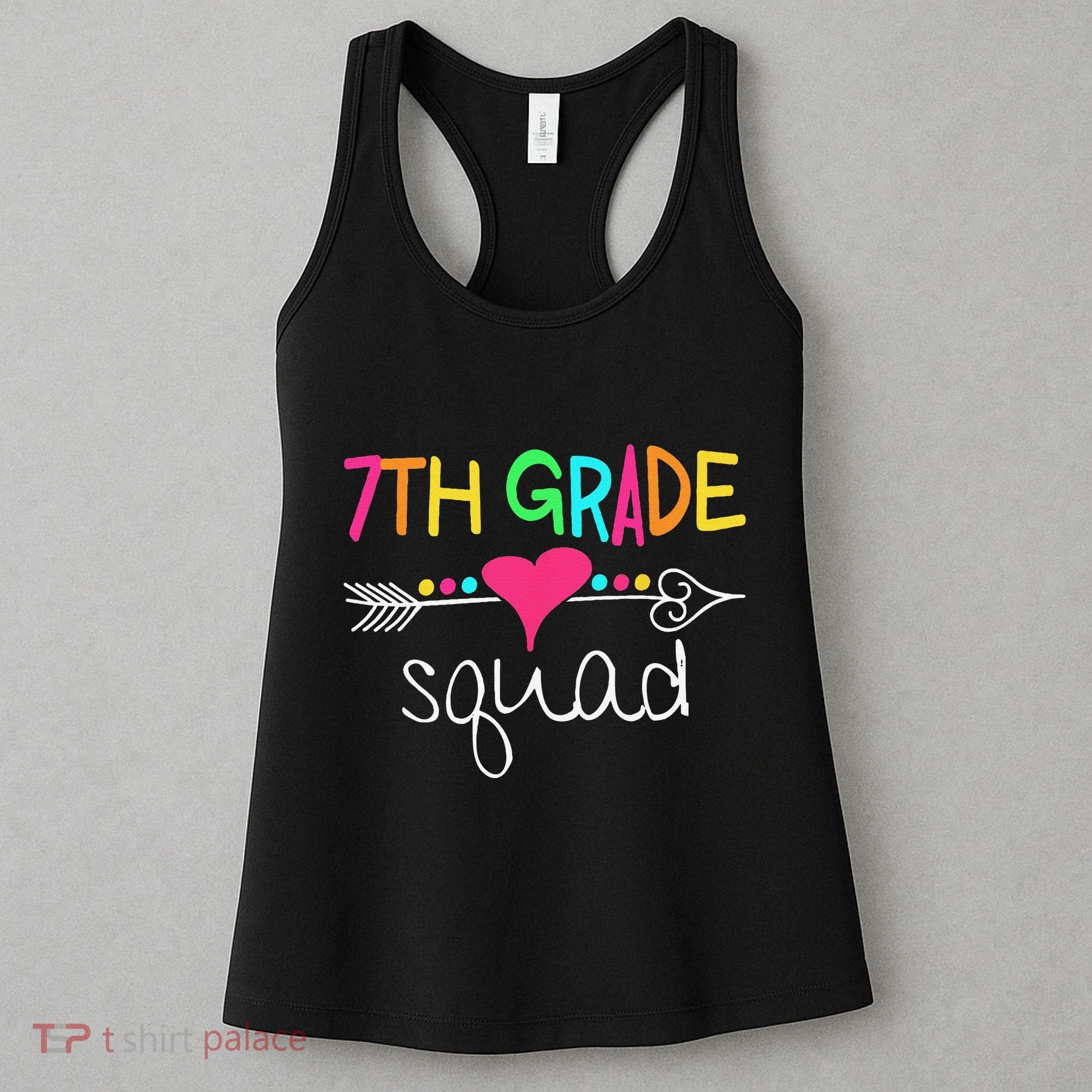 7th Grade Squad Seventh Teacher Student Team Back To School Women's Tank Top