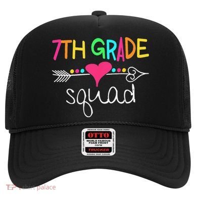 7th Grade Squad Seventh Teacher Student Team Back To School Hat