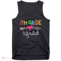 7th Grade Squad Seventh Teacher Student Team Back To School Tank Top thumb 0