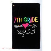 7th Grade Squad Seventh Teacher Student Team Back To School Golf Towel thumb 0