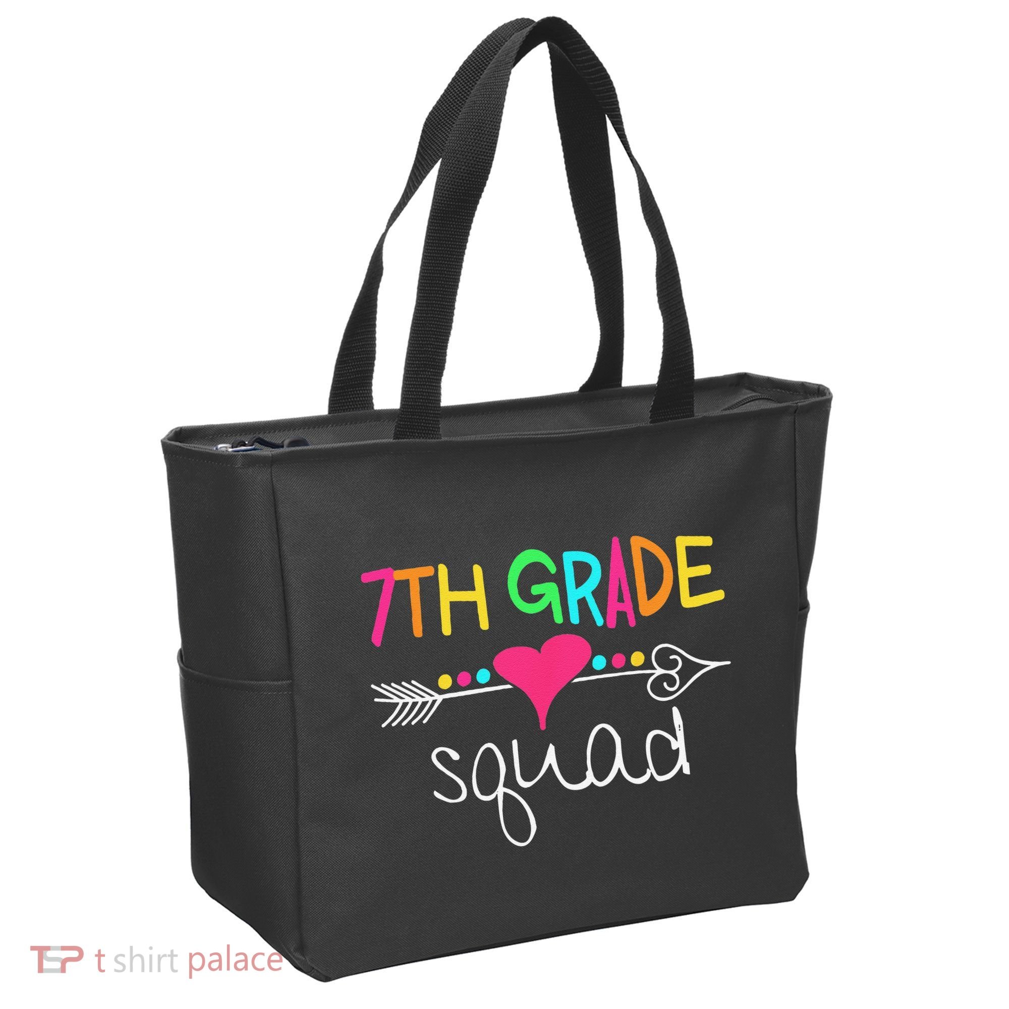 7th Grade Squad Seventh Teacher Student Team Back To School Tote Bag